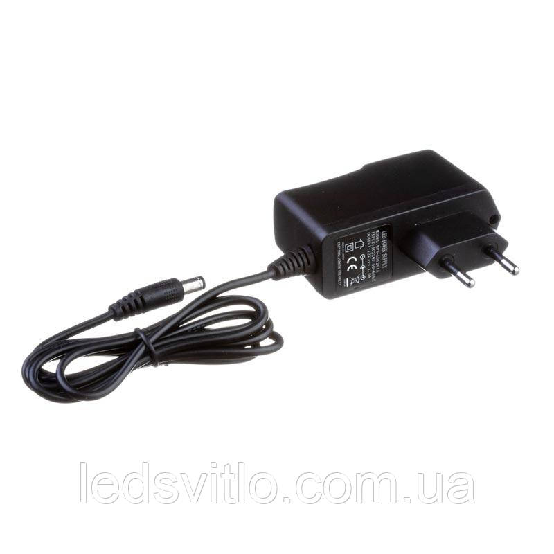 Блок живлення 12V 1A 12W Пластик IP20, драйвер, адаптер, трансформатор для світлодіодної LED стрічки