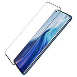 Захисне скло Nillkin для Xiaomi Mi 11 (3D DS+MAX) Tempered Glass з олеофобним покриттям, фото 5