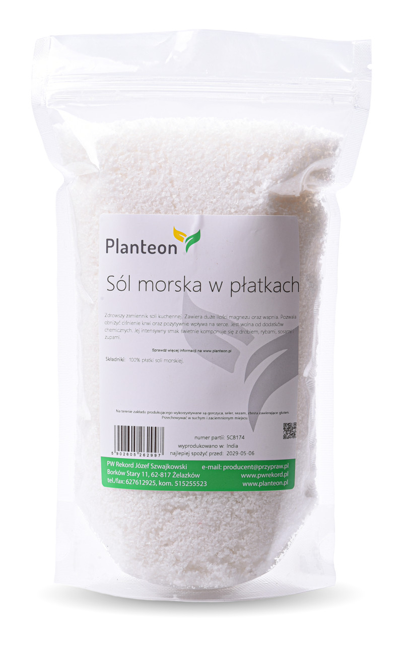 Сіль морська пластівцями 5 кг, PL, фото 1