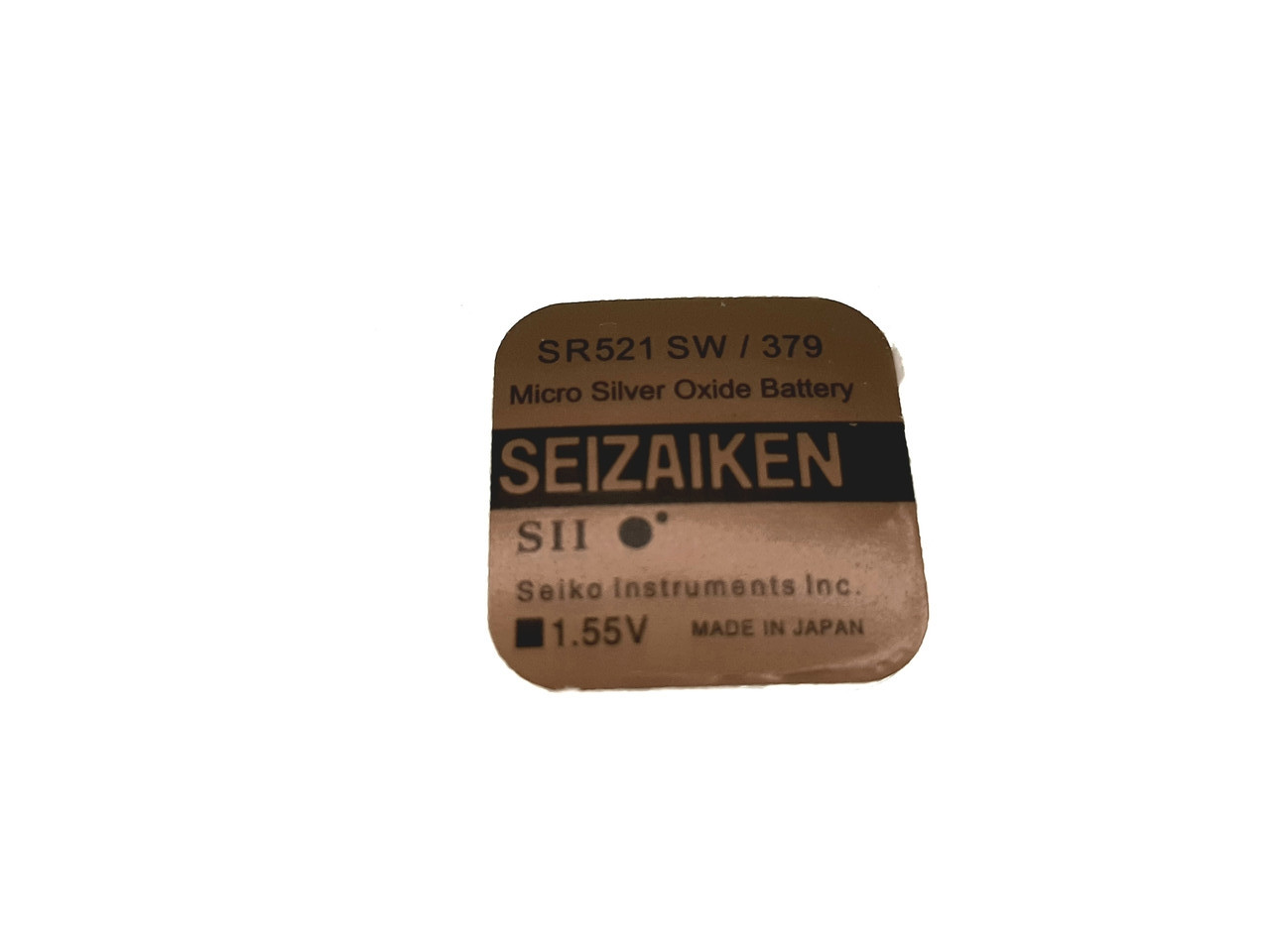 Акумулятор для годинників SEIZAIKEN SR521SW 1.55V 16mAh Срібно-цинковий для наручних годинників