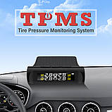 Система контролю тиску в шинах TPMS РК TY02-W, зовнішні датчики, Blutooth + сонячна панель, фото 4