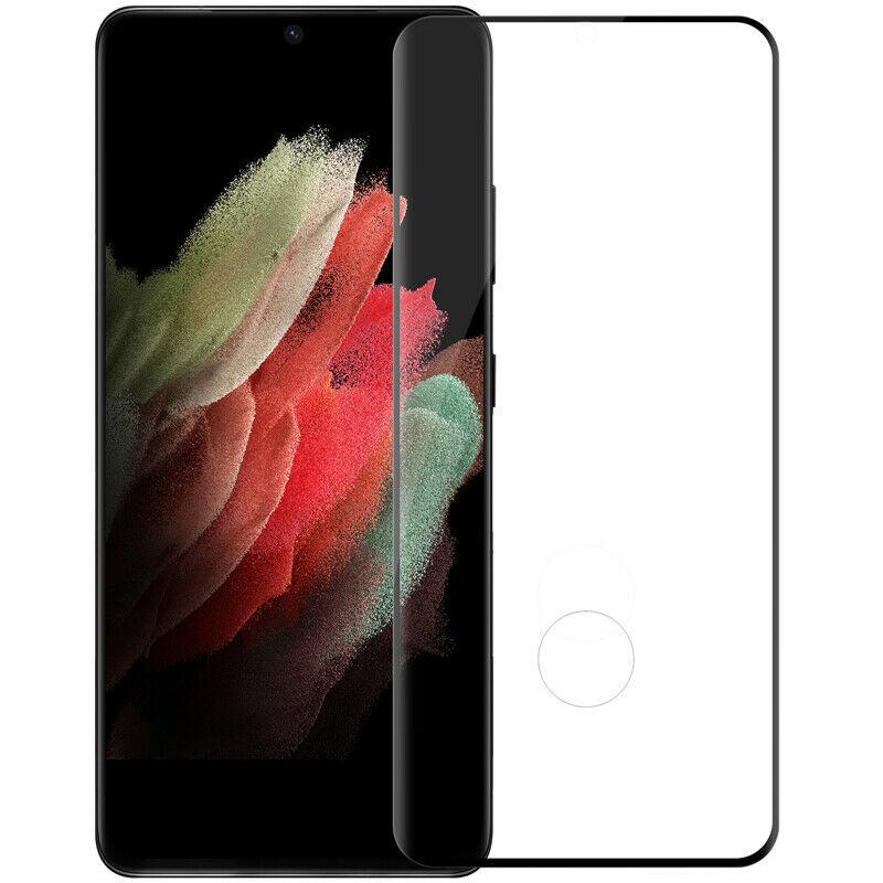 Захисне скло Nillkin для Samsung Galaxy S21 Ultra (3D CP+Max) Tempered Glass з олеофобним покриттям
