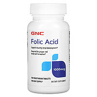 Фолієва кислота GNC Folic Acid 1000 100 tab USA