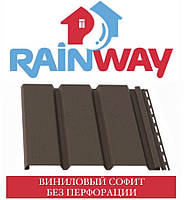 Софит RAINWAY (0,9 м2) сплошной коричневый
