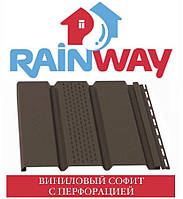 ОПТ — Софіт RAINWAY (0,9 м2) перфорований коричневий