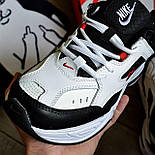 Чоловічі кросівки Nike Air M2K Tekno "White/Black" білі з чорним. Живе фото. Топ топ ААА+, фото 5