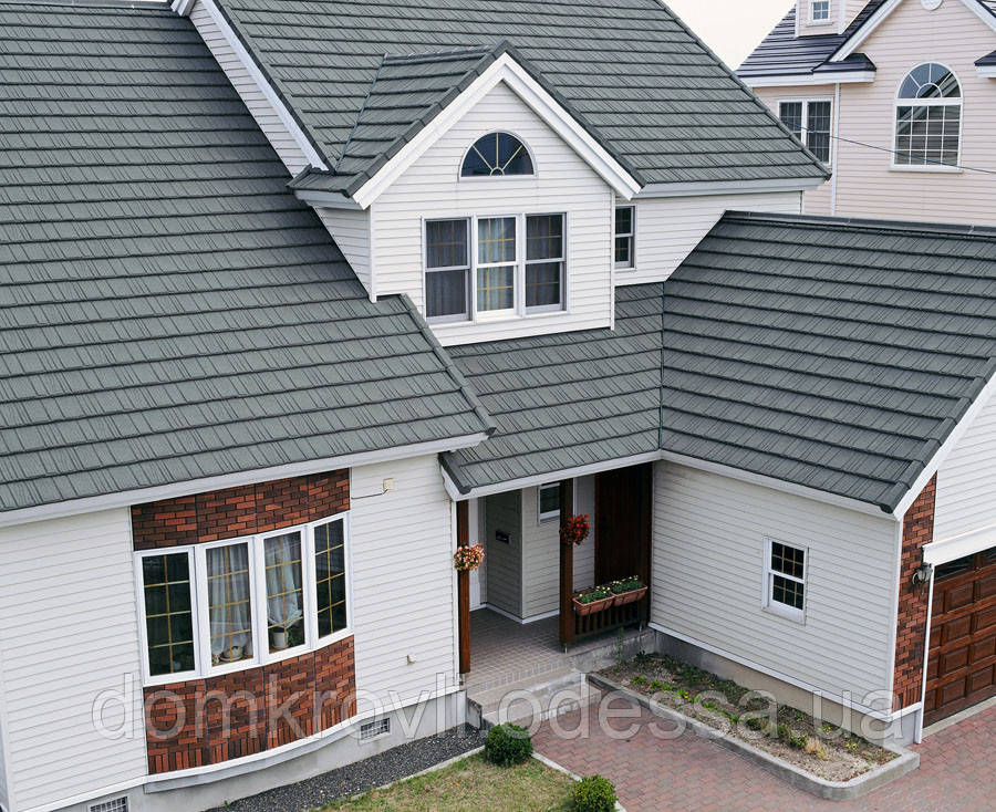 Композитная черепица Gerard Shake Forest green