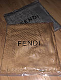 Брендова шикарна хустка Fendi (Фенді), фото 6