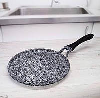 Сковорода млинна гранітна 20см Edenberg EB-3391 сковорідка млинцева індукційна з антипригарним покриттям