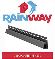 Профиль J-trim джейка (J) RAINWAY (3 метра) графит