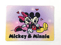 Нашивка Микки и Минни Маус / Mickey and Minnie Mouse 80х60 мм