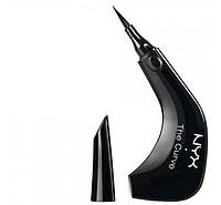 Жидкая подводка NYX The Curve Felt Tip Liner (черная)