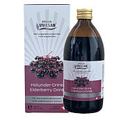 Напиток Черная Бузина Elderberry Drink Вивасан Швейцария 500 мл