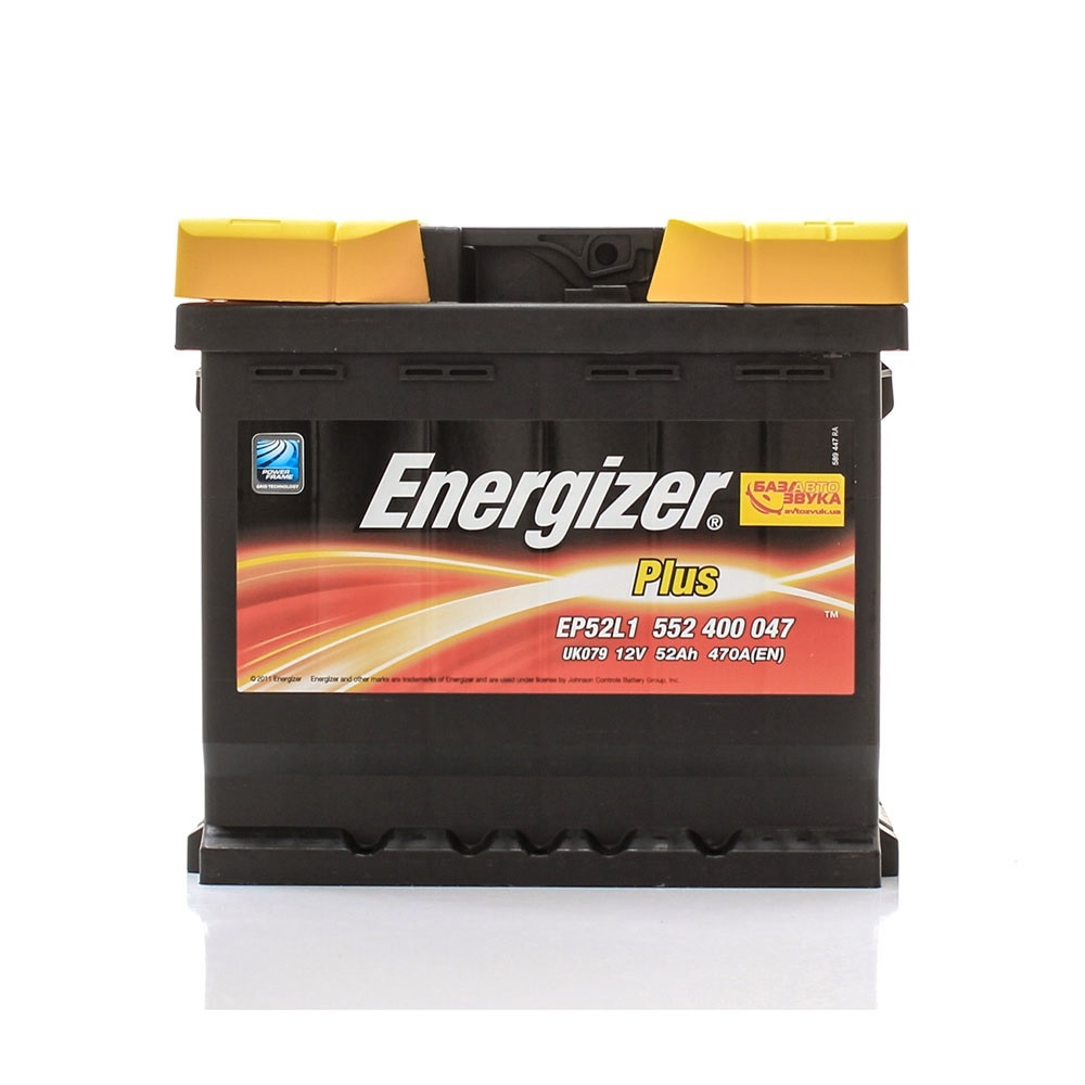 Аккумулятор 52Ah-12v Energizer Plus (207х175х190), R,EN470 — Купить ...