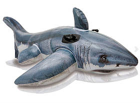 Intex 57525 Акула 173 х 104 см надувний пліт