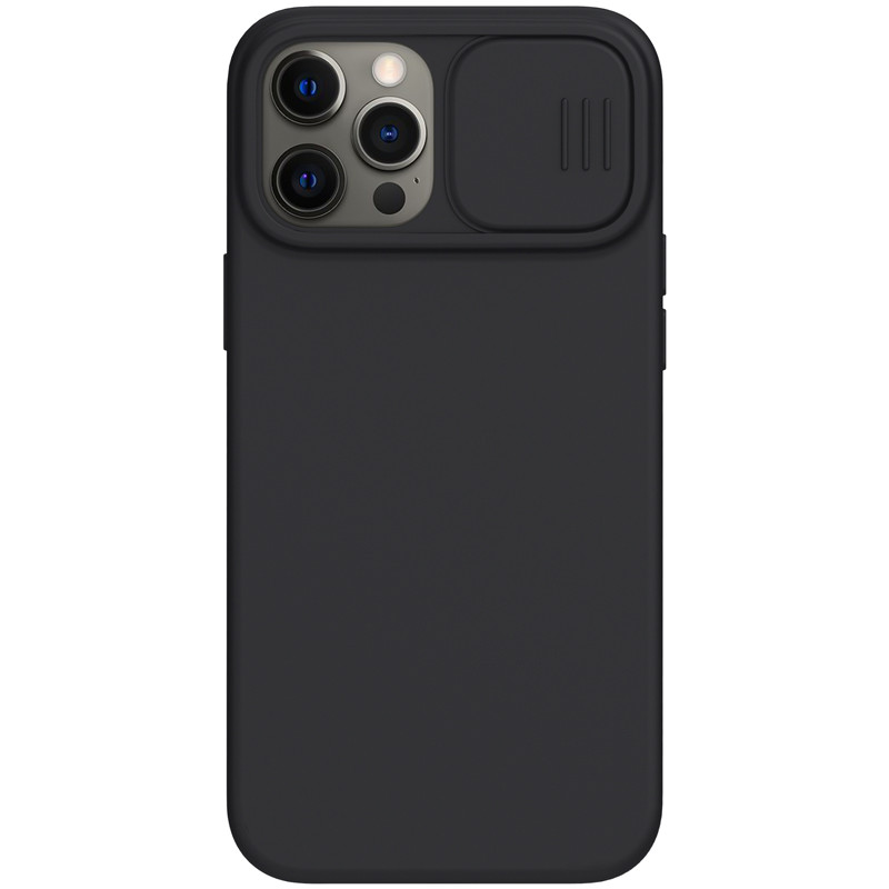 Силіконовий чохол Nillkin для iPhone 12 Pro Max (6.7 ") CamShield Silky Silicone Case Black з захистом камери