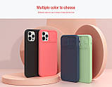 Силіконовий чохол Nillkin для iPhone 12 Pro Max (6.7 ") CamShield Silky Silicone Case Green з захистом камери, фото 4