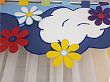 Жорсткий ламбрекен Хмаринки і квіти , 2м, фото 3