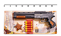 Детский пистолет с мягкими пульками.Игрушечный пистолет на пульках.