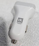 USB-зарядка в прикурювач, вольтметр із дисплеєм, 2 порти Дорожня карта, фото 3