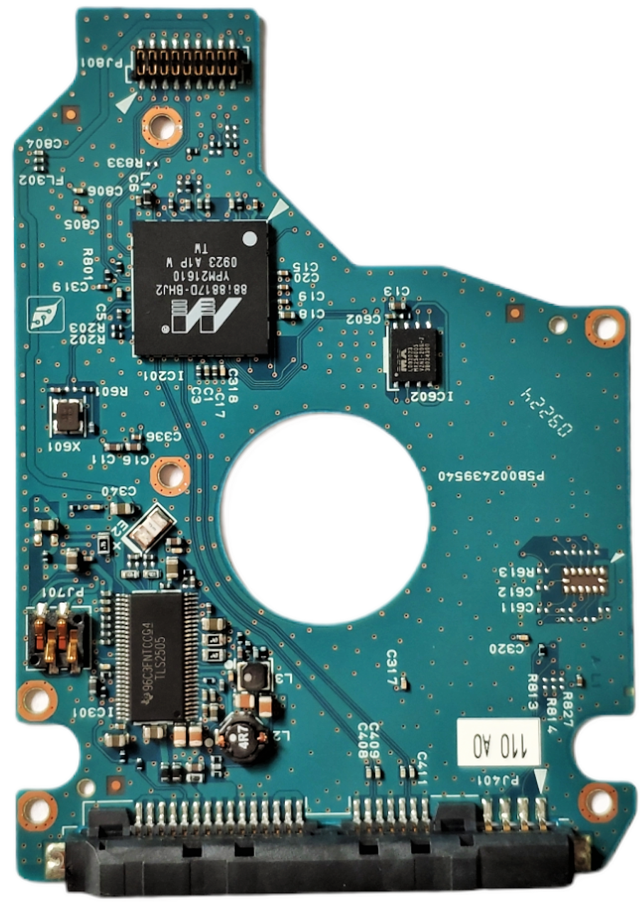 Плата HDD PCB G002439-0A FKN79A Toshiba MK1655GSX MK2555GSX MK3263GSX MK4055GSX MK5055GSX