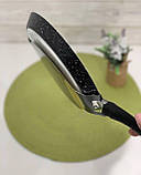 Сковорода для млинців із мармуровим покриттям 20см Edenberg EB-3384 сковорода антипригарна для млинців, фото 3