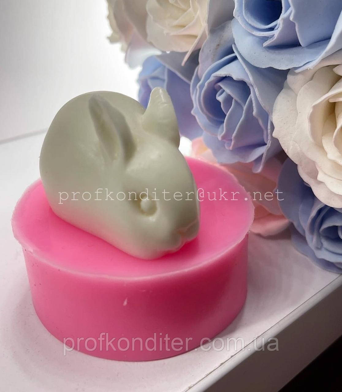 Силіконовий Молд для шоколаду, мастики та ізомальт "Міні кролик", фото 1