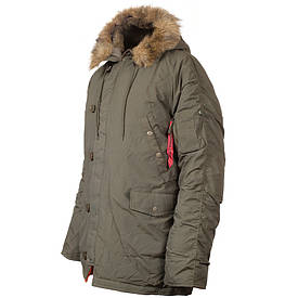 Куртка Аляска N3B – (Olive) – (0705-01)- (Хамелеон)