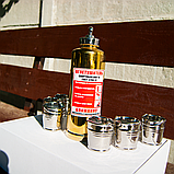 Вогнегасник-бар "Краще начальнику" подарунковий набір в красивій упаковці. Вогнегасник + 6 чарок., фото 3