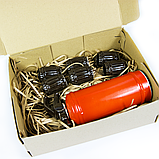 Вогнегасник-бар червоний "Антистрес" подарунковий набір в красивій упаковці. Вогнегасник + 6 чарок., фото 3