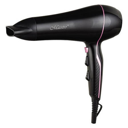 Потужний якісний фен для сушіння укладки волосся Maestro MR 220 електрофен, фото 1