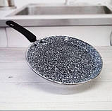 Сковорода для млинців гранітна 24 см Edenberg EB-3399 сковорідка млинцева з антипригарним покриттям, фото 5