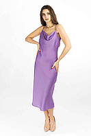 Платье-комбинация на бретелях в фиолетовом цвете 21555 (2000000046839)