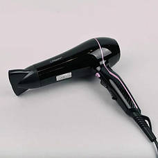 Потужний якісний фен для сушіння укладки волосся Maestro MR 220 електрофен, фото 5