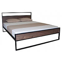 Двоспальне металеве ліжко Eagle Alba E2523 1600x2000 чорне