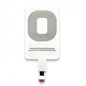 Адаптер приймач для бездротового заряджання QI Wireless Alitek Lightning для iPhone 7/7P/6P/6S/5/5S/5C/5SE, фото 1
