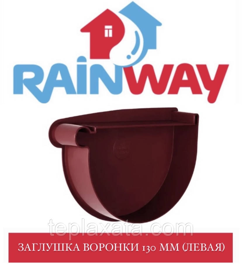 RAINWAY 130/100 мм Заглушка воронки (права/ліва)