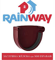 RAINWAY 130/100 мм Заглушка желоба (правая/левая)