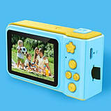 Дитяча фотокамера Summer Vacation жовто-блакитна, фото 4