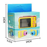 Дитяча фотокамера Summer Vacation жовто-рожева, фото 10