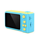 Дитяча фотокамера Summer Vacation жовто-блакитна, фото 3