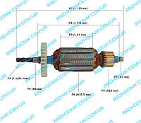 Якорь на дрель CRAFT CPD 13/870