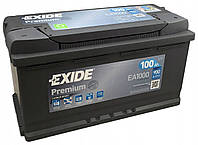 Аккумулятор стартерный Exide Premium 6СТ-100 Евро (EA1000)