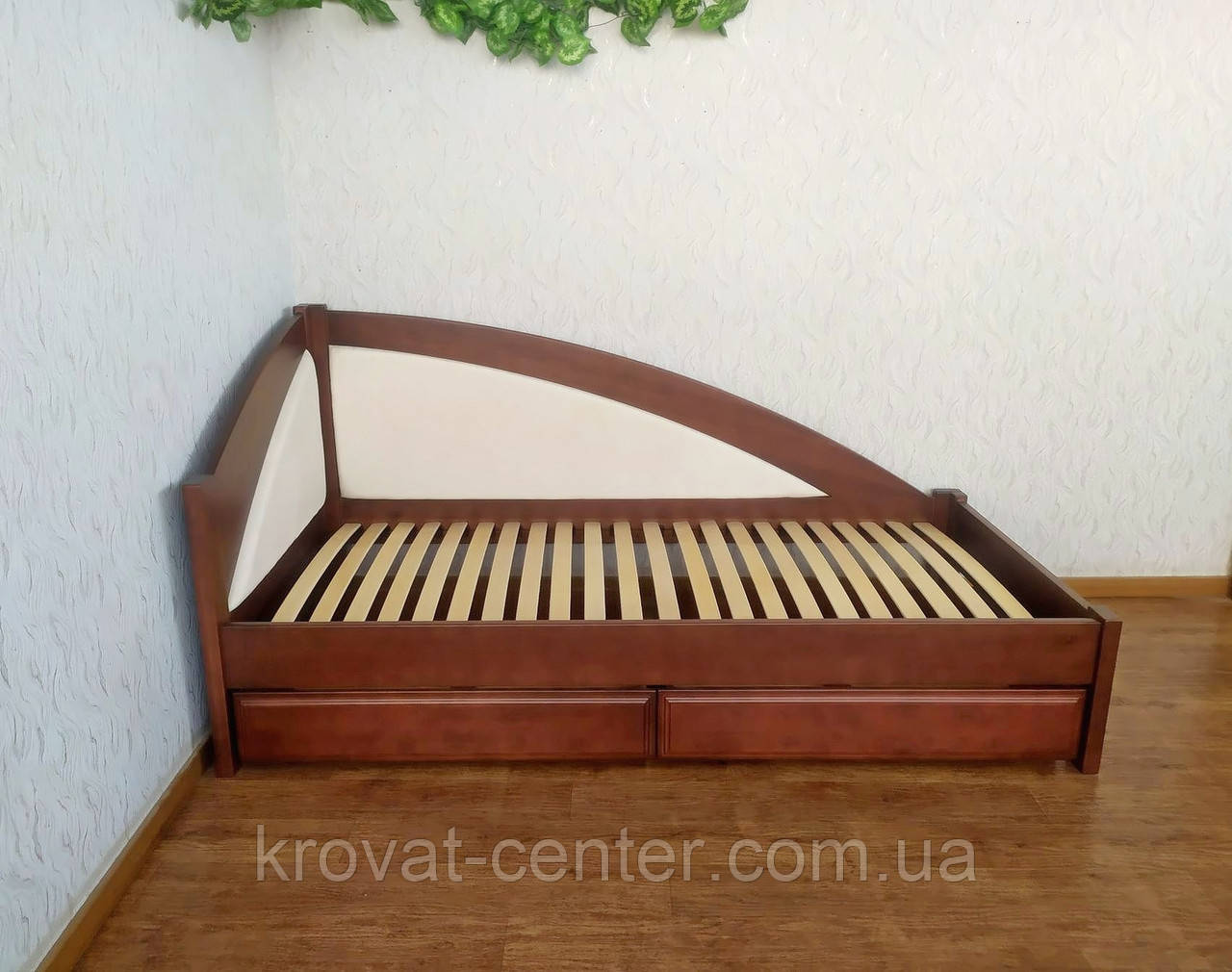 Угловой кухонный диван-кровать со спальным местом из массива дерева "Радуга Премиум" от производителя - фото 9 - id-p1388646387