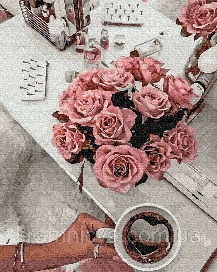 Картина за номерами 40x50 Ароматний кави (GX39402)