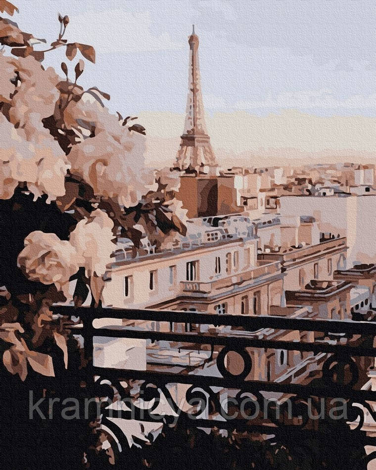 Картина за номерами 40x50 Паризький балкон (GX39409), фото 1