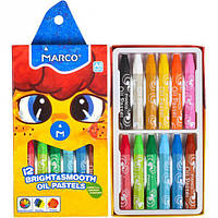 Пастель олійна Marco 12 кольорів