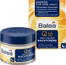 Нічний крем від зморшок Balea Q10 Anti-Falten Nachtcreme 50мл