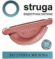 STRUGA 125 мм Заглушки жолоба ліва+права (комплект L+R)