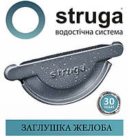 STRUGA 150 мм Заглушки жолоба універсальні права + ліва (комплект L+R)